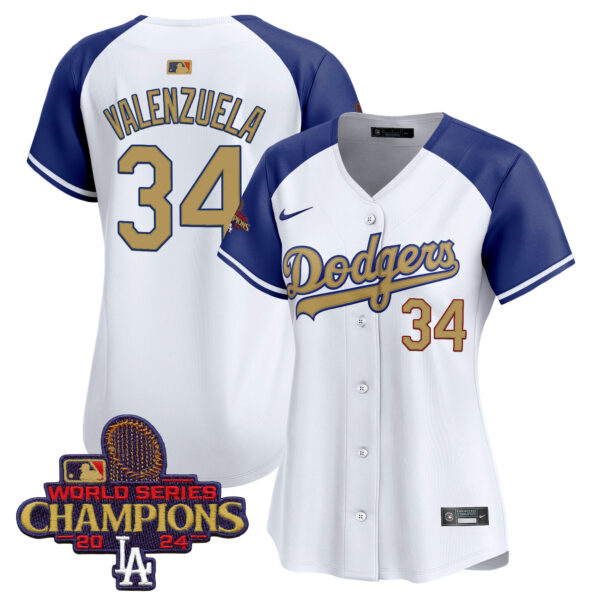Women's Dodgers 2025 Gold Vapor Premier Limited Jersey - All Stitched - Image 33