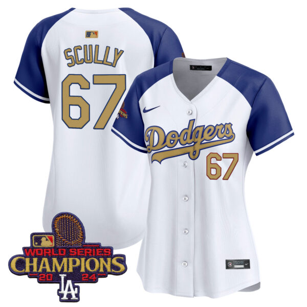 Women's Dodgers 2025 Gold Vapor Premier Limited Jersey - All Stitched - Image 37