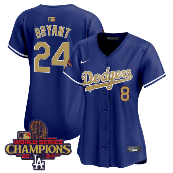 Women's Dodgers 2025 Gold Vapor Premier Limited Jersey - All Stitched - Image 23