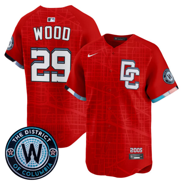 Men's Washington Nationals 2025 City Connect Vapor Premier Limited Jersey - Stitched - Image 14