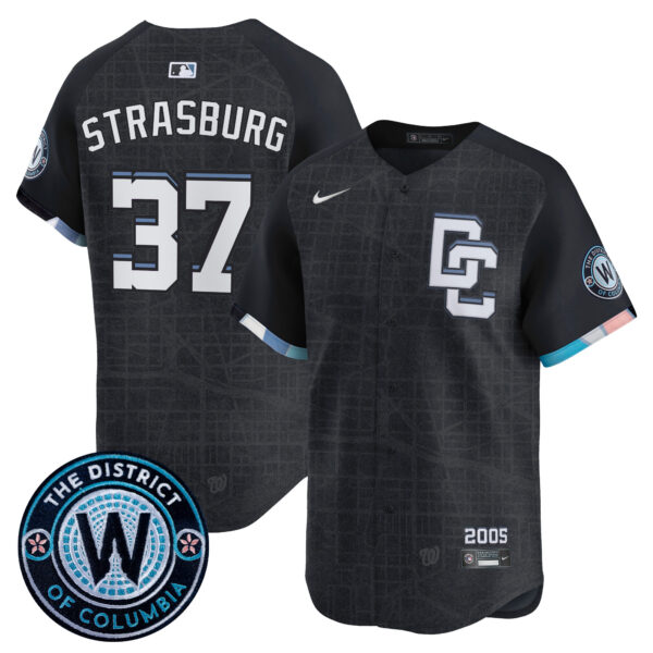 Men's Washington Nationals 2025 City Connect Vapor Premier Limited Jersey - Stitched - Image 21