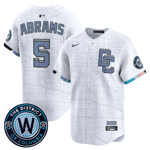 Men's Washington Nationals 2025 City Connect Vapor Premier Limited Jersey - Stitched - Image 28
