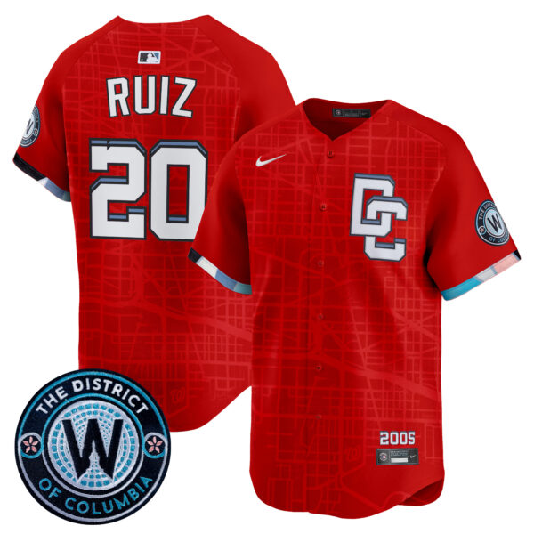 Men's Washington Nationals 2025 City Connect Vapor Premier Limited Jersey - Stitched - Image 13