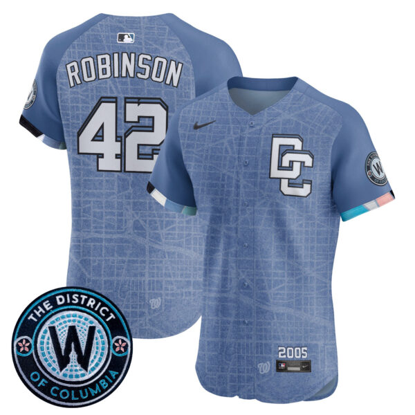Men's Washington Nationals 2025 City Connect Vapor Premier Elite Jersey - Stitched - Image 8