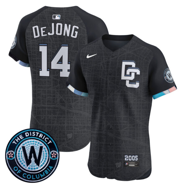 Men's Washington Nationals 2025 City Connect Vapor Premier Elite Jersey - Stitched - Image 24