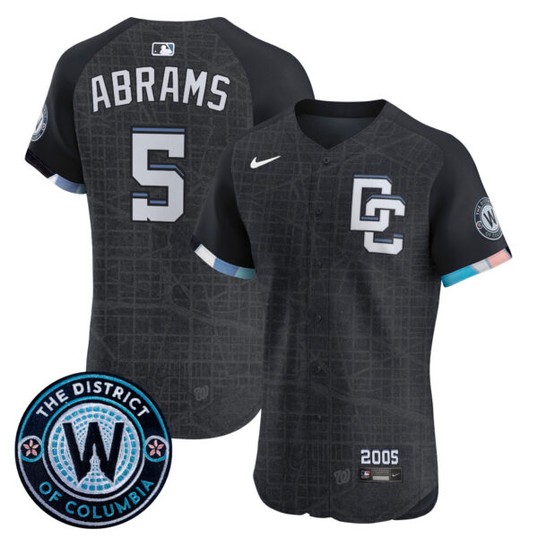 Men's Washington Nationals 2025 City Connect Vapor Premier Elite Jersey - Stitched - Image 19