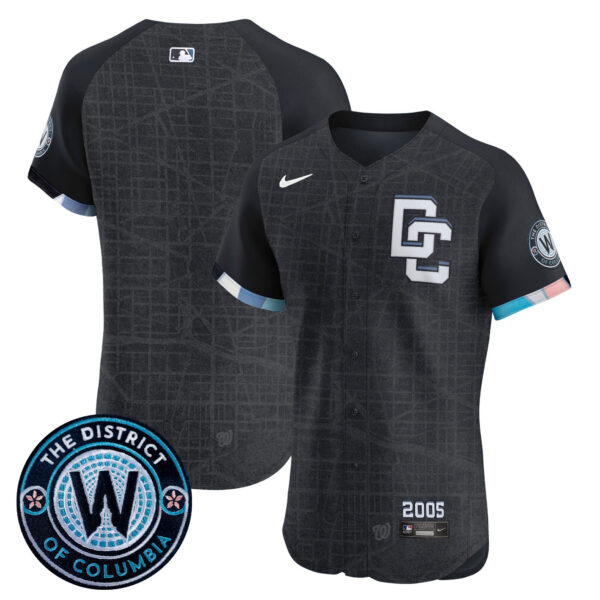 Men's Washington Nationals 2025 City Connect Vapor Premier Elite Jersey - Stitched - Image 27
