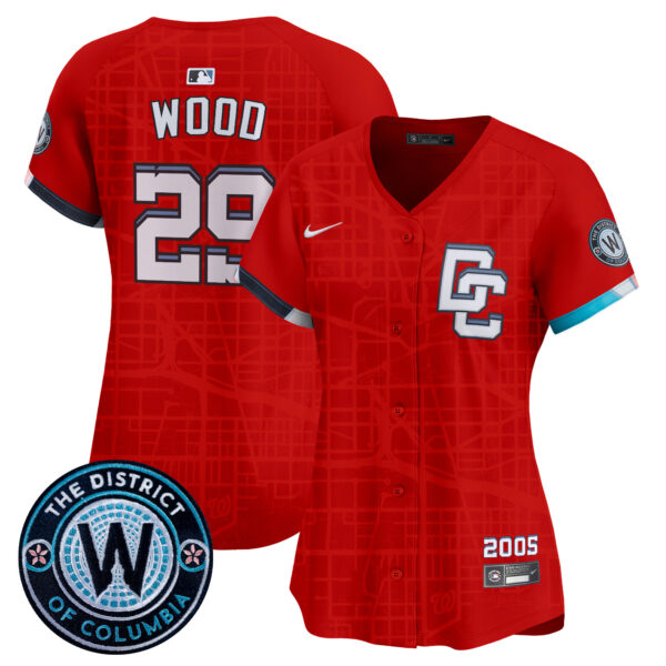 Women's Washington Nationals 2025 City Connect Vapor Premier Limited Jersey - Stitched - Image 14