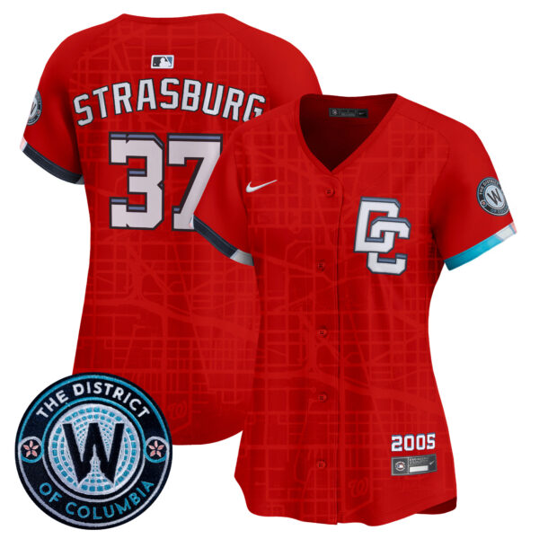 Women's Washington Nationals 2025 City Connect Vapor Premier Limited Jersey - Stitched - Image 12