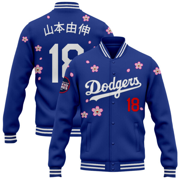 Men's Los Angeles Dodgers Tokyo Series 2025 x Takashi Murakami Jacket - Stitched - Image 15