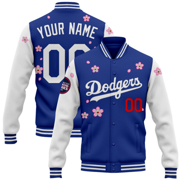 Los Angeles Dodgers Tokyo Series 2025 x Takashi Murakami Custom Jacket - Stitched