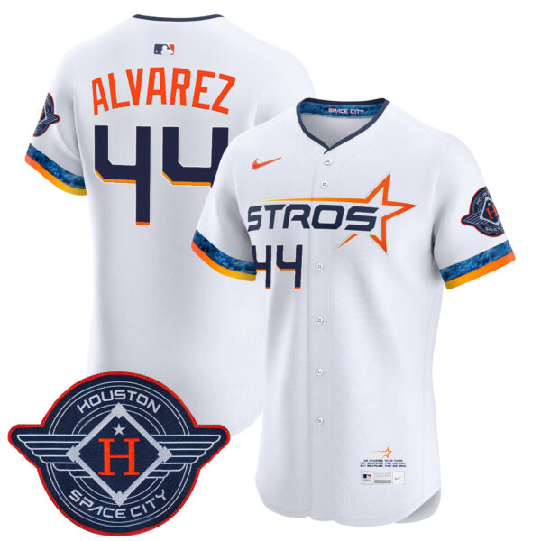 Men's Houston Astros 2025 City Connect Vapor Premier Elite Jersey - All Stitched - Image 3