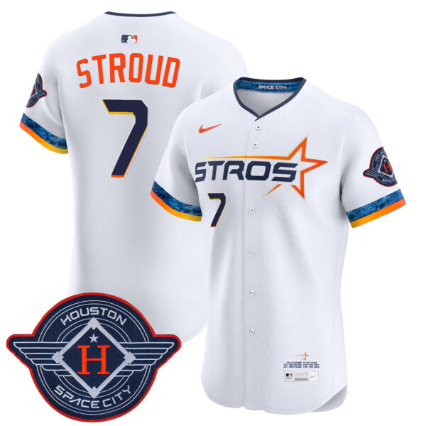 Men's Houston Astros 2025 City Connect Vapor Premier Elite Jersey - All Stitched - Image 4
