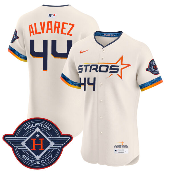 Men's Houston Astros 2025 City Connect Vapor Premier Elite Jersey - All Stitched - Image 23