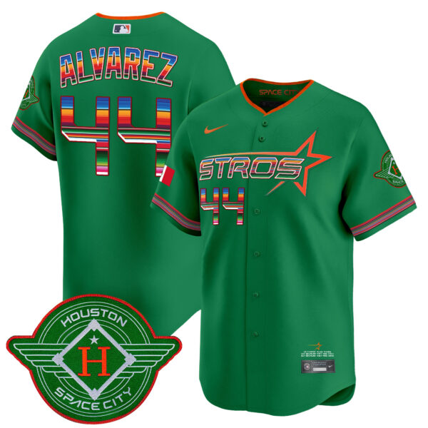 Men's Astros 2025 City Connect Mexico Vapor Premier Limited Jersey - All Stitched - Image 30
