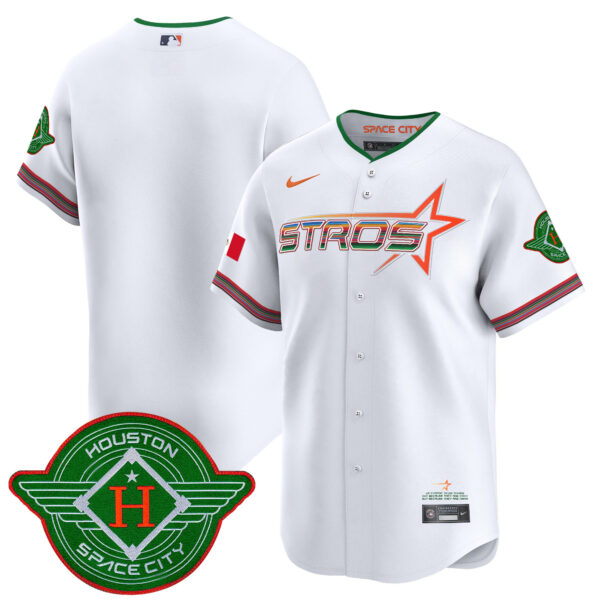 Men's Astros 2025 City Connect Mexico Vapor Premier Limited Jersey - All Stitched - Image 9
