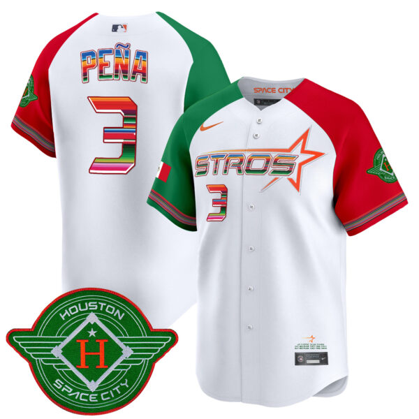 Men's Astros 2025 City Connect Mexico Vapor Premier Limited Jersey - All Stitched - Image 47