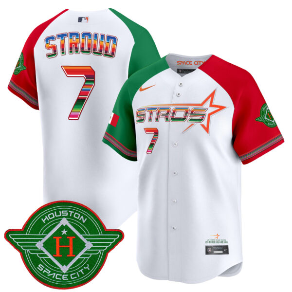 Men's Astros 2025 City Connect Mexico Vapor Premier Limited Jersey - All Stitched - Image 49