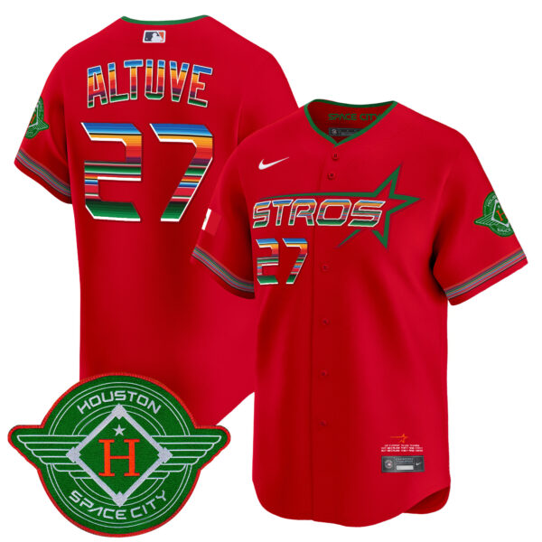 Men's Astros 2025 City Connect Mexico Vapor Premier Limited Jersey - All Stitched - Image 37