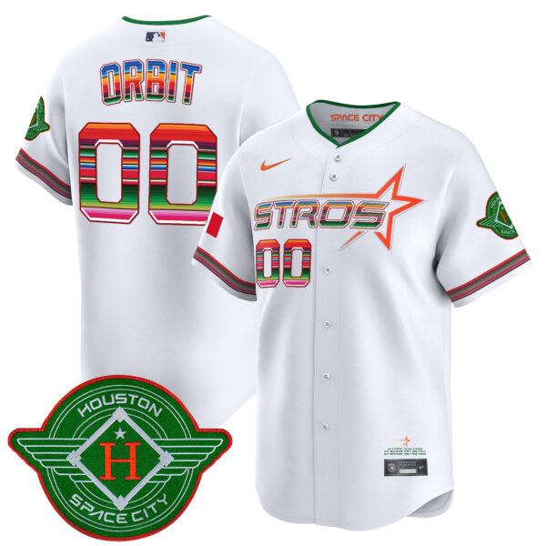 Men's Astros 2025 City Connect Mexico Vapor Premier Limited Jersey - All Stitched - Image 5