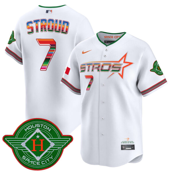 Men's Astros 2025 City Connect Mexico Vapor Premier Limited Jersey - All Stitched - Image 4