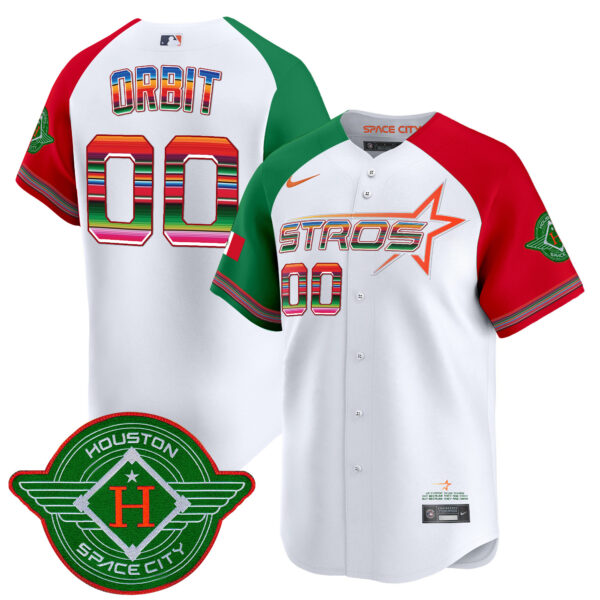 Men's Astros 2025 City Connect Mexico Vapor Premier Limited Jersey - All Stitched - Image 50
