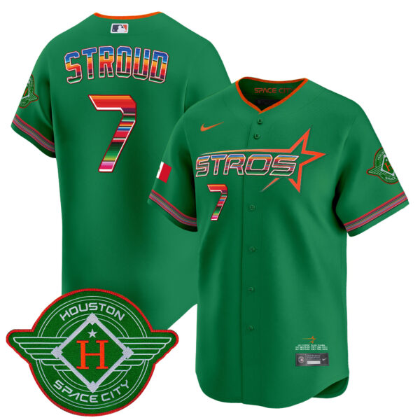 Men's Astros 2025 City Connect Mexico Vapor Premier Limited Jersey - All Stitched - Image 31