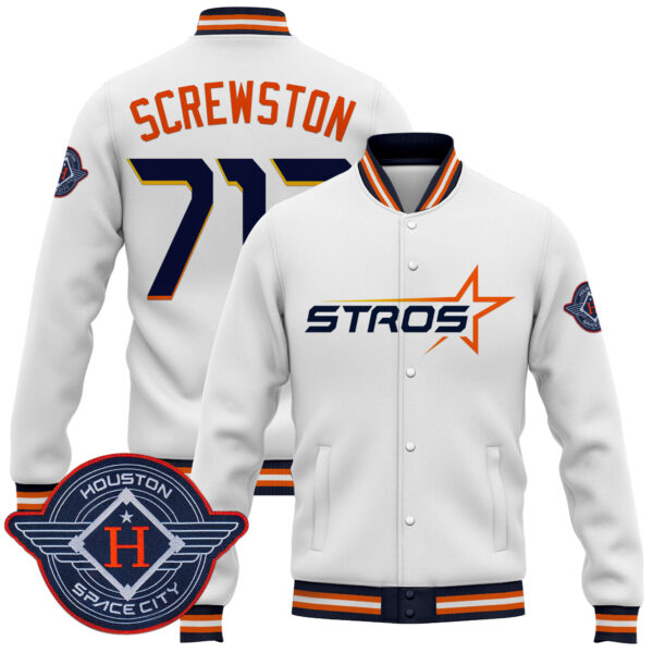 Men's Houston Astros 2025 City Connect Jacket - All Stitched - Image 6