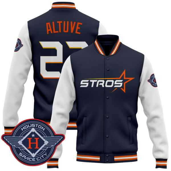 Men's Houston Astros 2025 City Connect Jacket - All Stitched - Image 9