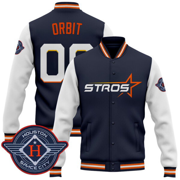Men's Houston Astros 2025 City Connect Jacket - All Stitched - Image 13