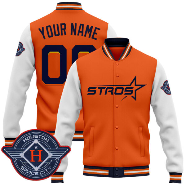 Houston Astros 2025 City Connect Custom Jacket - All Stitched - Image 3