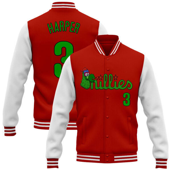 Men's Phillies Phanatic Patch Jacket - All Stitched - Image 21