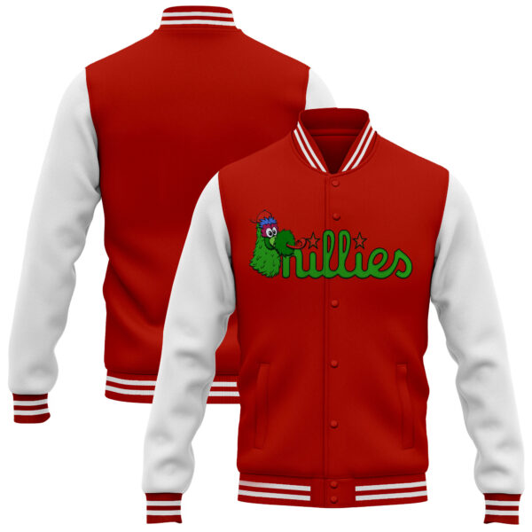 Men's Phillies Phanatic Patch Jacket - All Stitched - Image 30