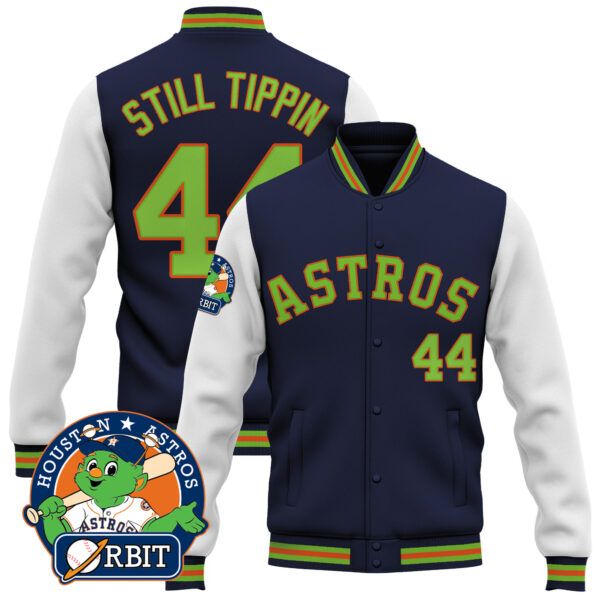 Men's Astros Orbit Patch Jacket - All Stitched - Image 25