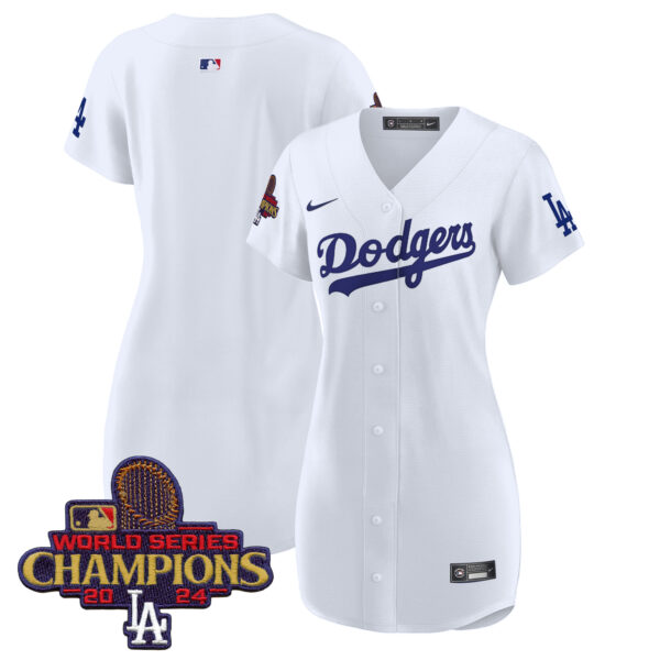 Women's Dodgers 2024 World Series Champions Patch Baseball Dress - All Stitched - Image 14