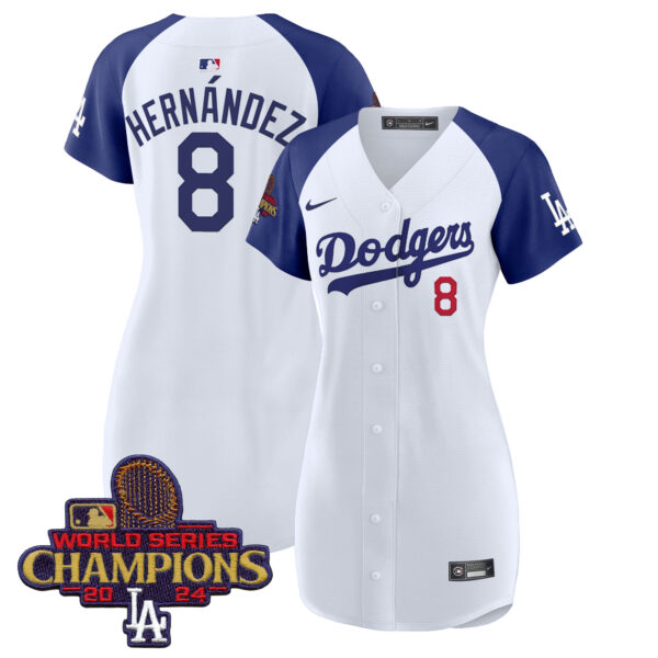 Women's Dodgers 2024 World Series Champions Patch Baseball Dress - All Stitched - Image 37