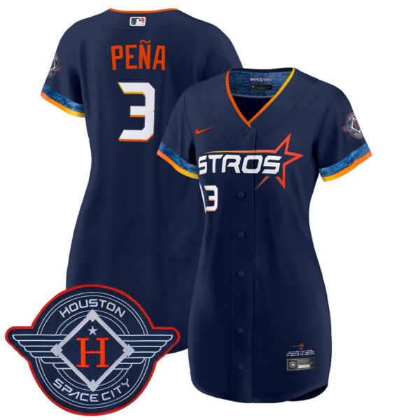 Women's Houston Astros 2025 City Connect Baseball Dress - All Stitched - Image 11
