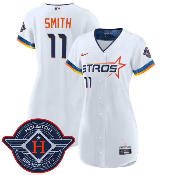 Women's Houston Astros 2025 City Connect Baseball Dress - All Stitched - Image 8