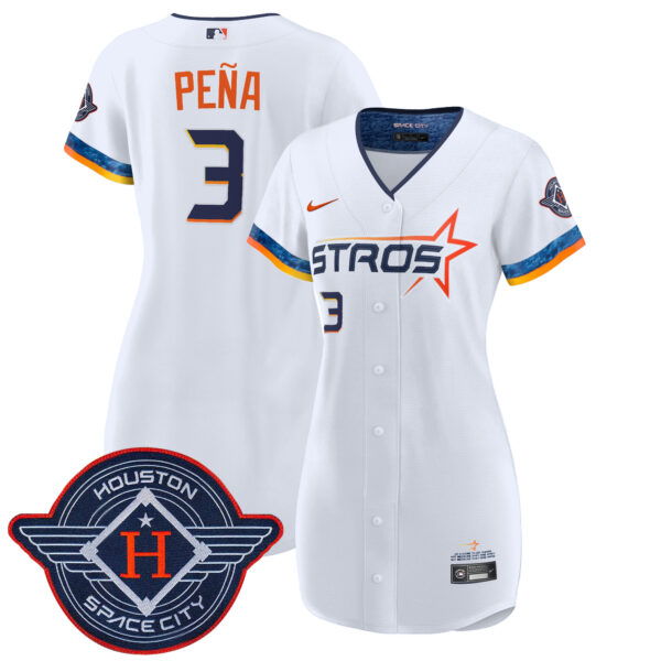 Women's Houston Astros 2025 City Connect Baseball Dress - All Stitched - Image 2