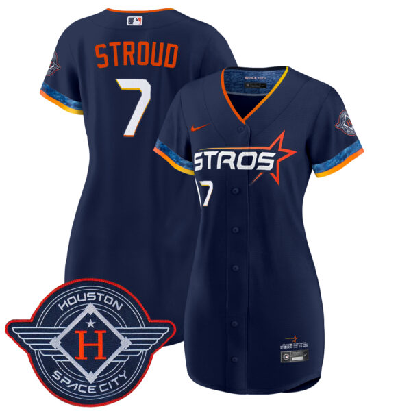Women's Houston Astros 2025 City Connect Baseball Dress - All Stitched - Image 13