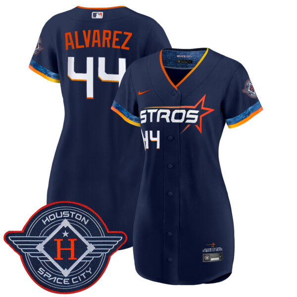 Women's Houston Astros 2025 City Connect Baseball Dress - All Stitched - Image 12