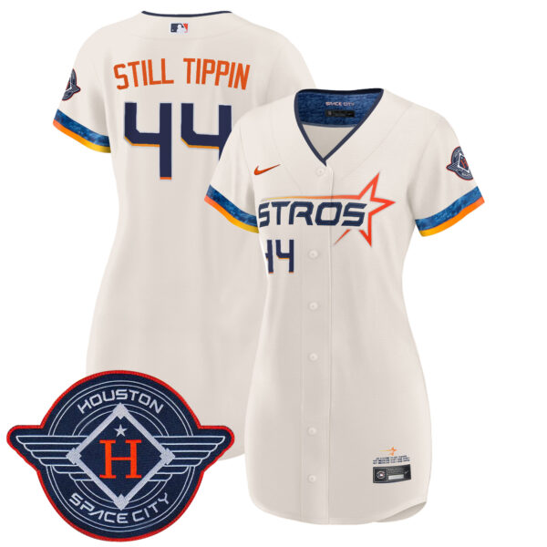 Women's Houston Astros 2025 City Connect Baseball Dress - All Stitched - Image 25