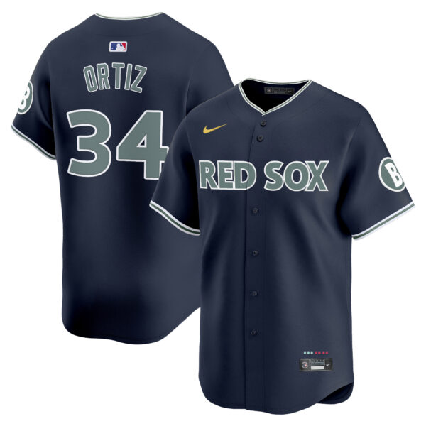 Men's Boston Red Sox 2025 City Connect Vapor Premier Limited Jersey - All Stitched - Image 25