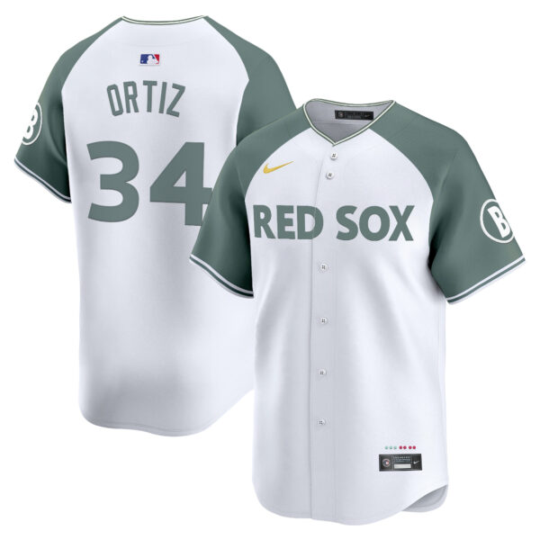 Men's Boston Red Sox 2025 City Connect Vapor Premier Limited Jersey - All Stitched - Image 43