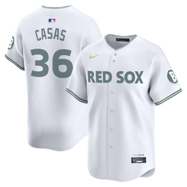 Men's Boston Red Sox 2025 City Connect Vapor Premier Limited Jersey - All Stitched - Image 13