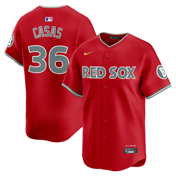 Men's Boston Red Sox 2025 City Connect Vapor Premier Limited Jersey - All Stitched - Image 31