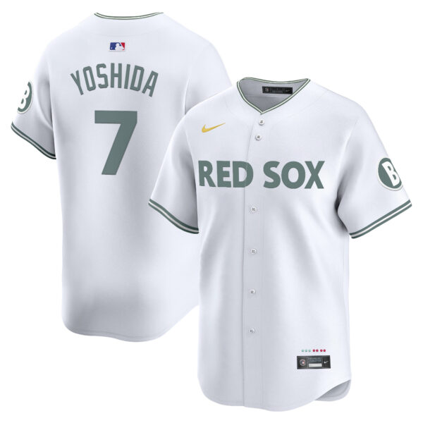 Men's Boston Red Sox 2025 City Connect Vapor Premier Limited Jersey - All Stitched - Image 17