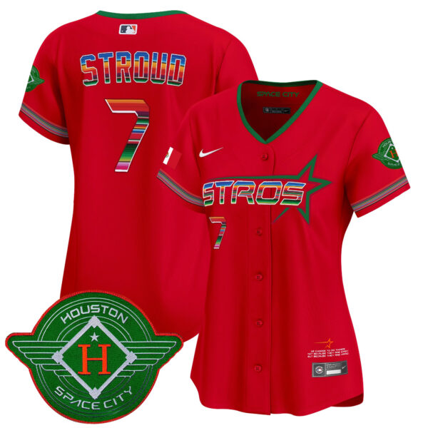 Women's Astros 2025 City Connect Mexico Vapor Premier Limited Jersey - All Stitched - Image 40