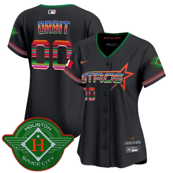Women's Astros 2025 City Connect Mexico Vapor Premier Limited Jersey - All Stitched - Image 14