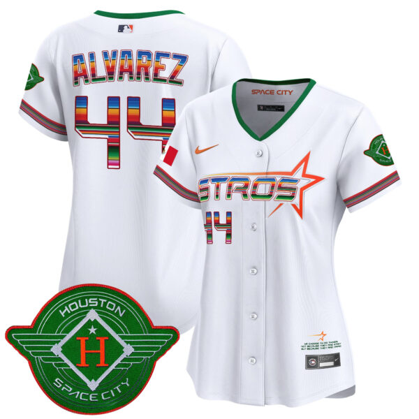 Women's Astros 2025 City Connect Mexico Vapor Premier Limited Jersey - All Stitched - Image 3
